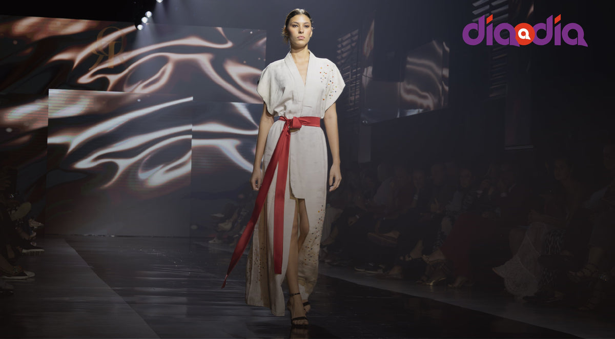 El kimono se fusiona con la moda occidental