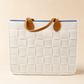 BOLSO MEDIANO TRAMA FIELTRO OFF WHITE