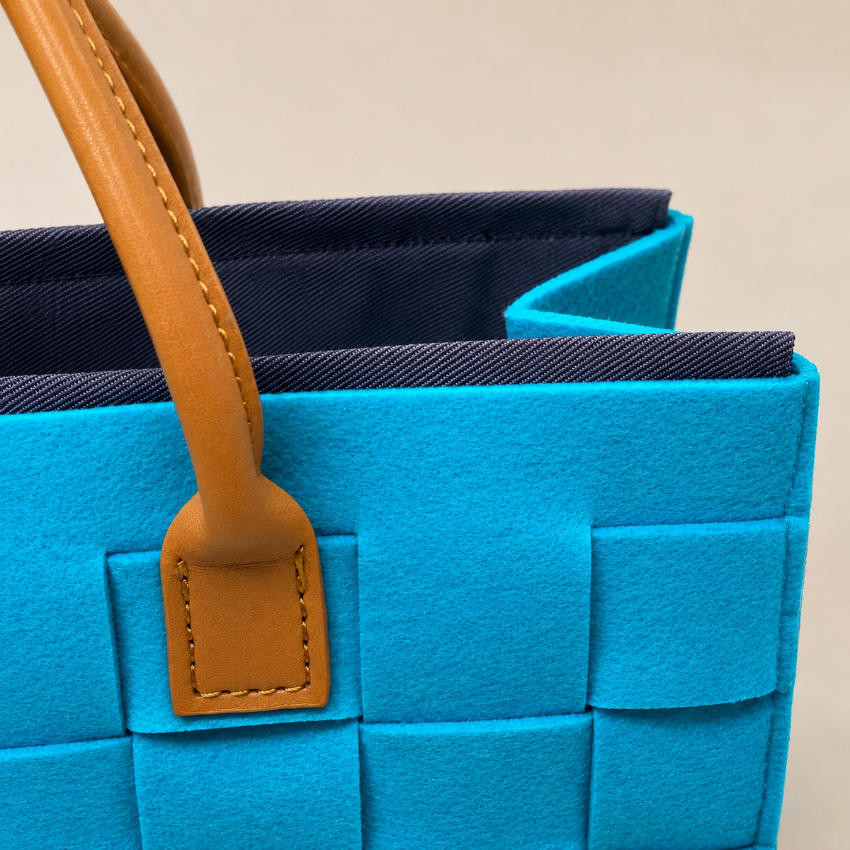 BOLSO PEQUEÑO TRAMA AQUA