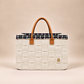 BOLSO PEQUEÑO TRAMA FIELTRO 11 OFF WHITE